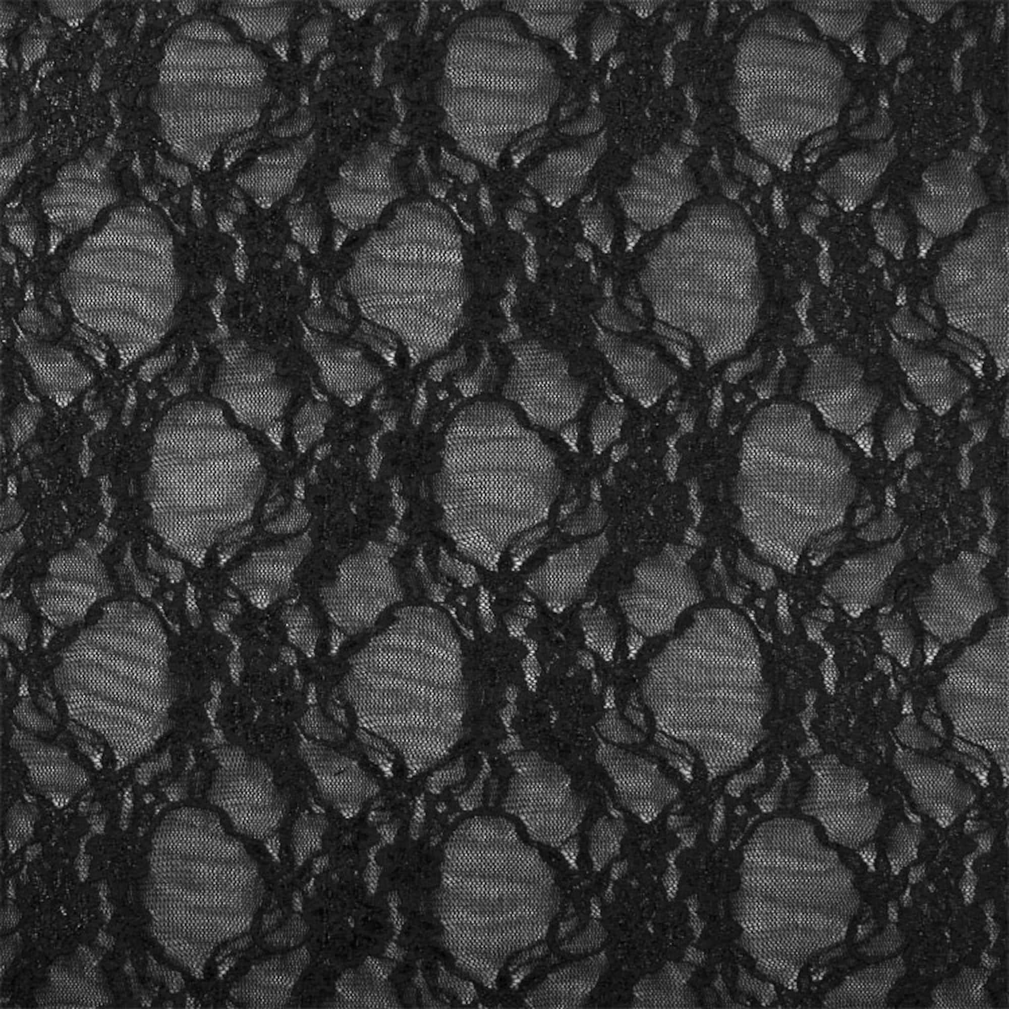 Black Stretch Lace